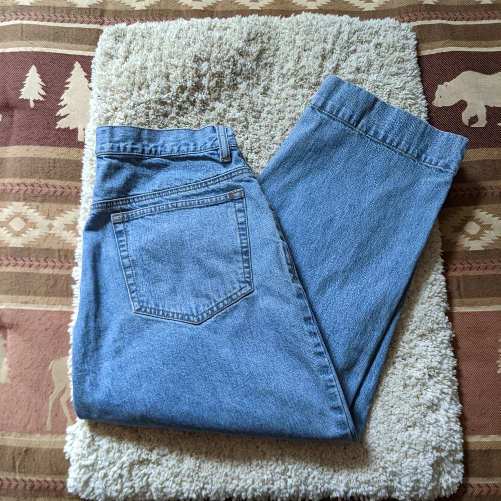 Eddie Bauer denim capris, size 10